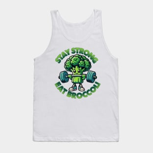 Stay Strong, Eat Broccoli Tank Top